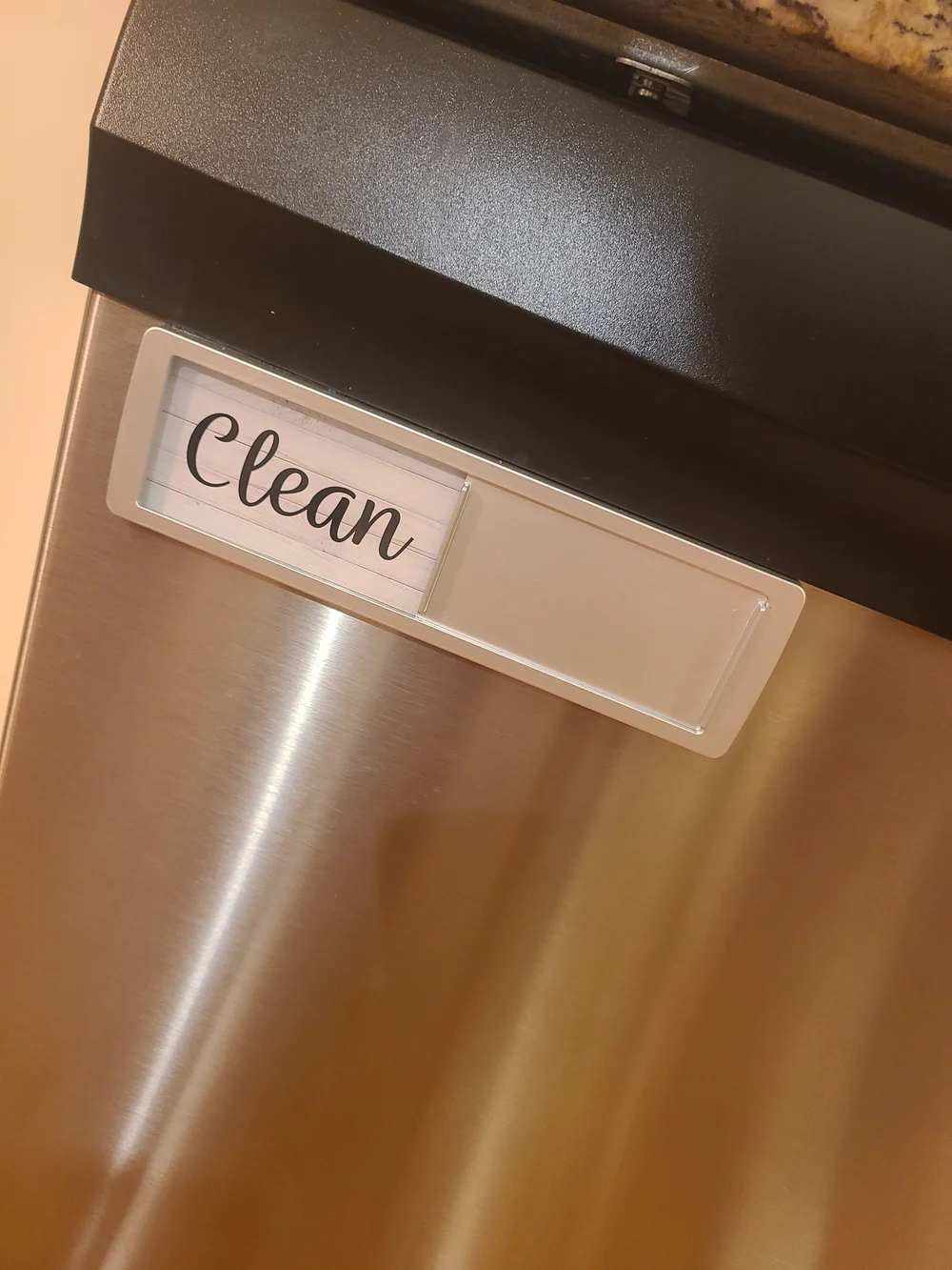 Magnetic Dishwasher Clean/Dirty Indicator